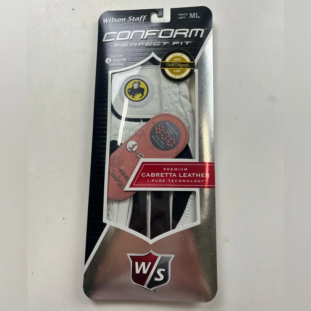 Wilson Staff Conform Perfect Fit Cabretta Leather Glove Golf - Men’s Left - G83 - Picture 3 of 7